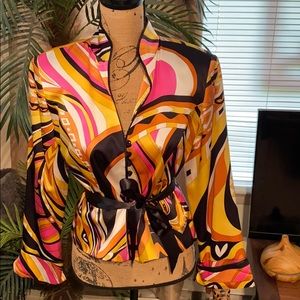 NWOT Beautiful satin dress jacket